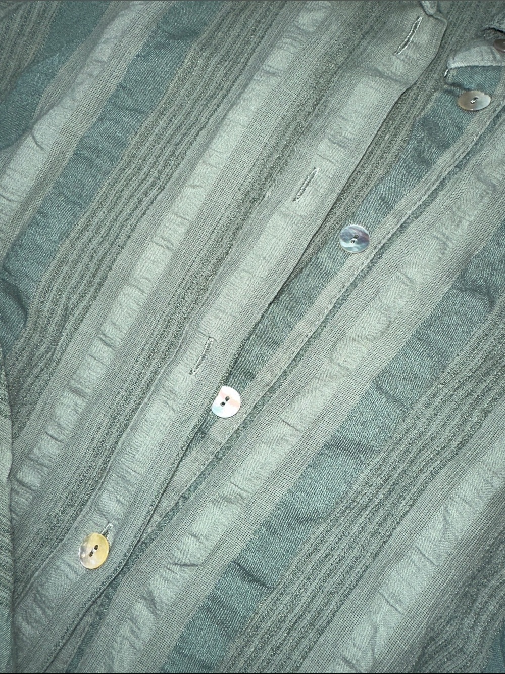 Zara Light Sage Ribbed Knit Dress - Picture 3 of 6